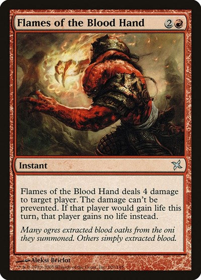 Flames of the Blood Hand [Betrayers of Kamigawa] | Exor Games Dartmouth