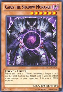 Caius the Shadow Monarch (Purple) [DL15-EN006] Rare | Exor Games Dartmouth