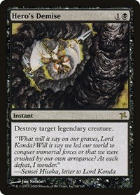 Hero's Demise [Betrayers of Kamigawa] | Exor Games Dartmouth