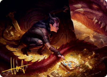 Hoard Robber Art Card (Gold-Stamped Signature) [Dungeons & Dragons: Adventures in the Forgotten Realms Art Series] | Exor Games Dartmouth