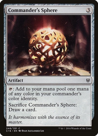 Commander's Sphere [Commander 2016] | Exor Games Dartmouth
