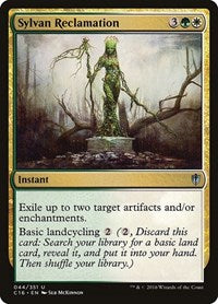 Sylvan Reclamation [Commander 2016] | Exor Games Dartmouth