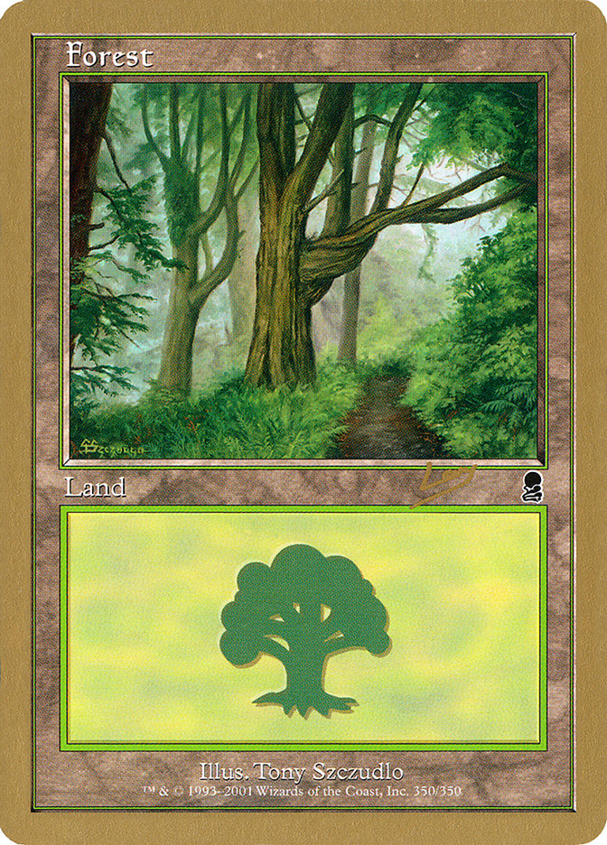 Forest (rl350) (Raphael Levy) [World Championship Decks 2002] | Exor Games Dartmouth