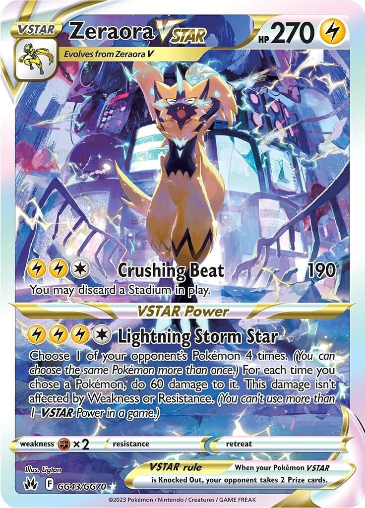 Zeraora VSTAR (GG43/GG70) [Sword & Shield: Crown Zenith] | Exor Games Dartmouth