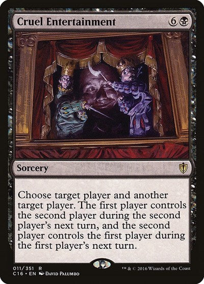 Cruel Entertainment [Commander 2016] | Exor Games Dartmouth