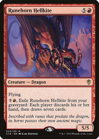 Runehorn Hellkite [Commander 2016] | Exor Games Dartmouth