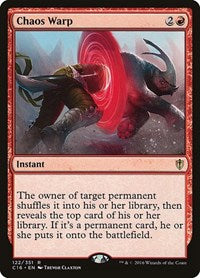 Chaos Warp [Commander 2016] | Exor Games Dartmouth