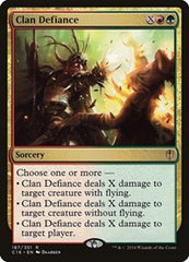Clan Defiance [Commander 2016] | Exor Games Dartmouth
