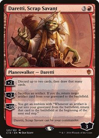 Daretti, Scrap Savant [Commander 2016] | Exor Games Dartmouth