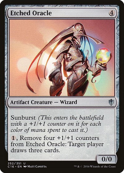 Etched Oracle [Commander 2016] | Exor Games Dartmouth