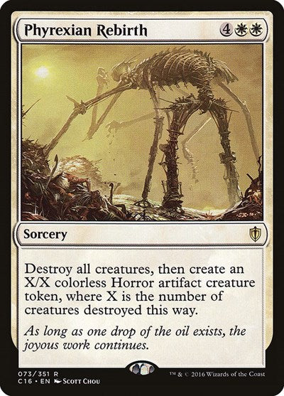 Phyrexian Rebirth [Commander 2016] | Exor Games Dartmouth