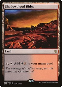 Shadowblood Ridge [Commander 2016] | Exor Games Dartmouth