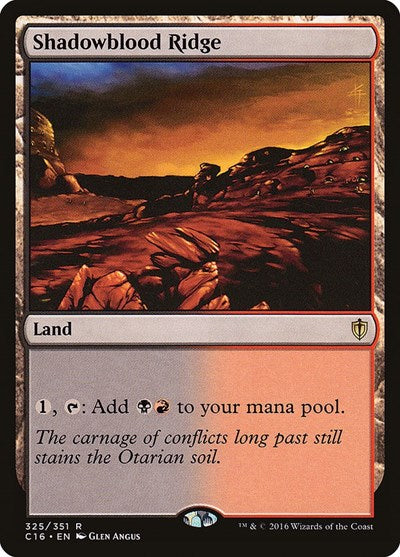 Shadowblood Ridge [Commander 2016] | Exor Games Dartmouth