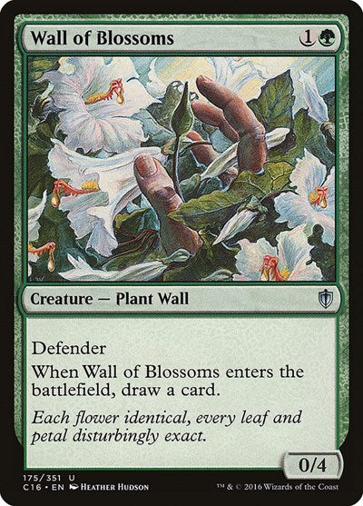 Wall of Blossoms [Commander 2016] | Exor Games Dartmouth