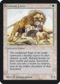 Savannah Lions [Limited Edition Alpha] | Exor Games Dartmouth