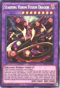 Starving Venom Fusion Dragon [INOV-EN038] Secret Rare | Exor Games Dartmouth