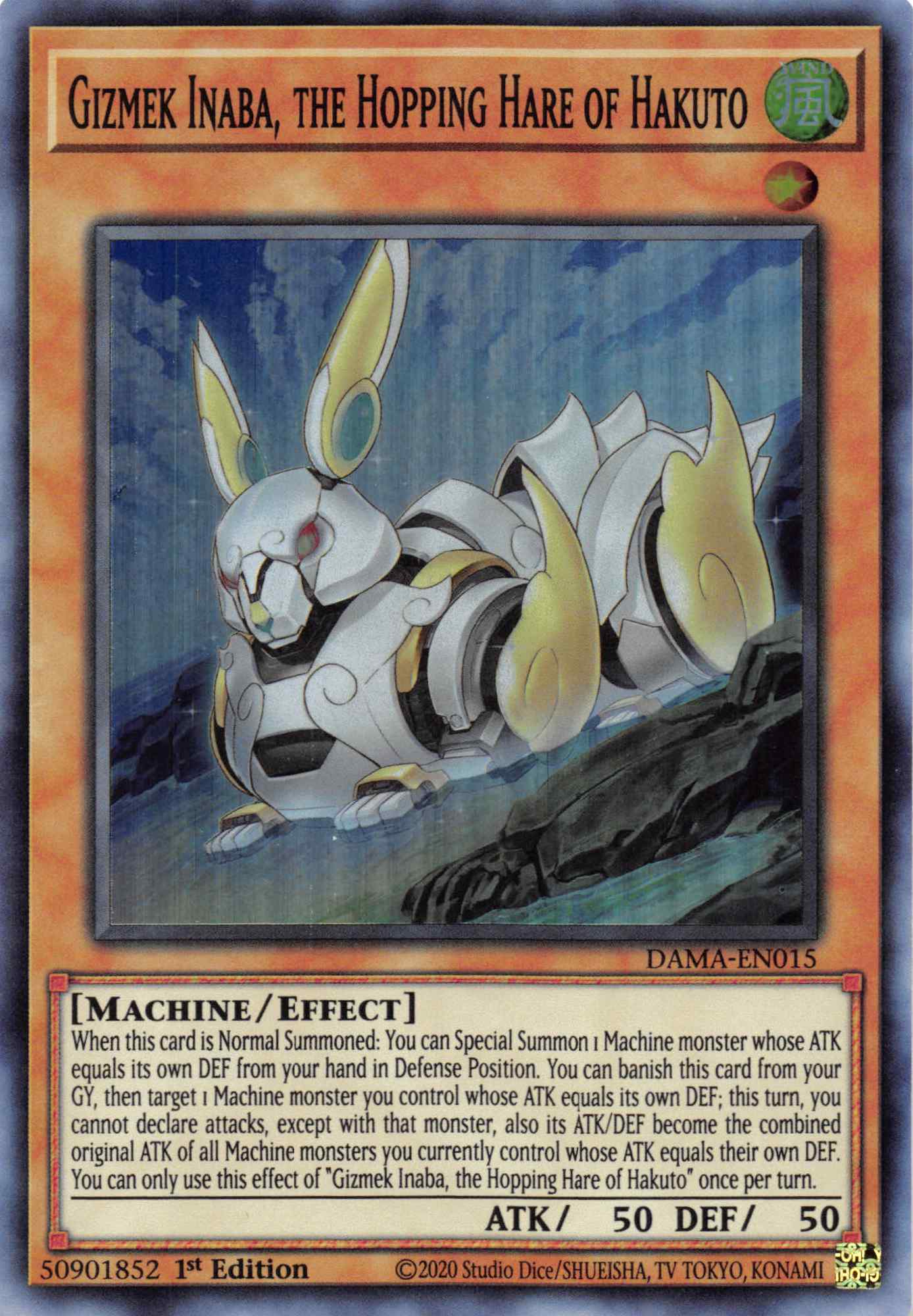 Gizmek Inaba, the Hopping Hare of Hakuto [DAMA-EN015] Super Rare | Exor Games Dartmouth