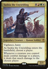 Saskia the Unyielding (Commander 2016) [Commander 2016 Oversized] | Exor Games Dartmouth