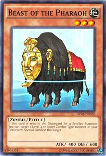 Beast of the Pharaoh [OP03-EN022] Common | Exor Games Dartmouth