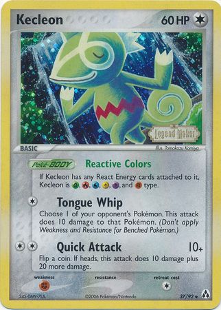 Kecleon (37/92) (Stamped) [EX: Legend Maker] | Exor Games Dartmouth