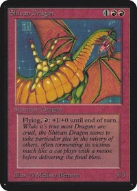 Shivan Dragon [Limited Edition Alpha] | Exor Games Dartmouth