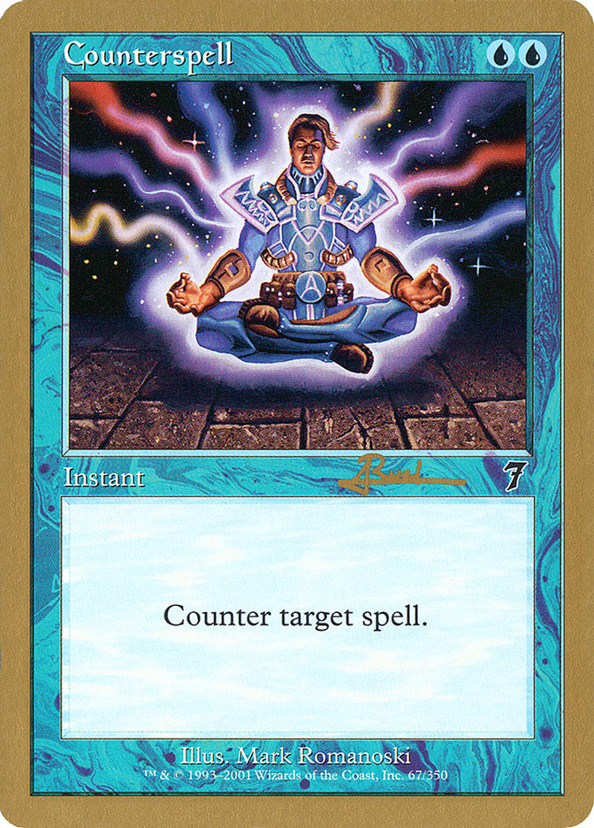 Counterspell (Antoine Ruel) (7ED) [World Championship Decks 2001] | Exor Games Dartmouth