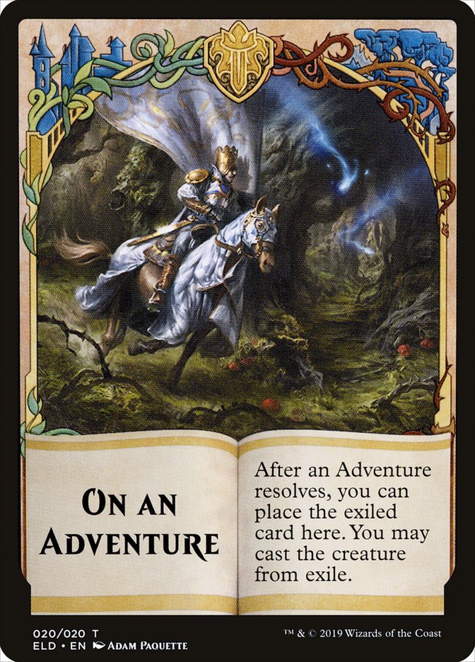 On an Adventure [Throne of Eldraine Tokens] | Exor Games Dartmouth