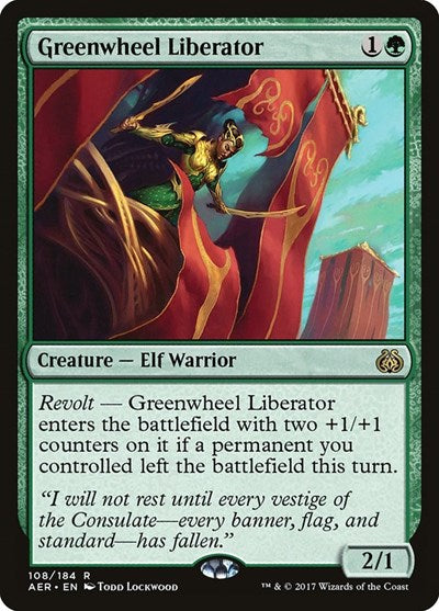 Greenwheel Liberator [Aether Revolt] | Exor Games Dartmouth