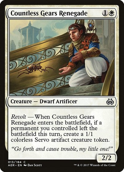 Countless Gears Renegade [Aether Revolt] | Exor Games Dartmouth