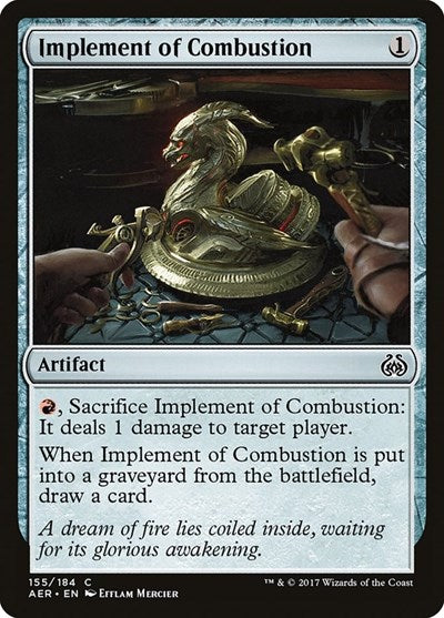 Implement of Combustion [Aether Revolt] | Exor Games Dartmouth