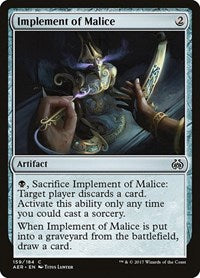 Implement of Malice [Aether Revolt] | Exor Games Dartmouth