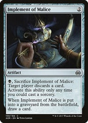 Implement of Malice [Aether Revolt] | Exor Games Dartmouth
