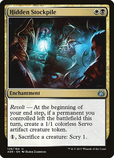 Hidden Stockpile [Aether Revolt] | Exor Games Dartmouth