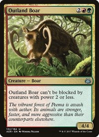 Outland Boar [Aether Revolt] | Exor Games Dartmouth