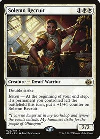 Solemn Recruit [Aether Revolt] | Exor Games Dartmouth