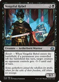 Vengeful Rebel [Aether Revolt] | Exor Games Dartmouth