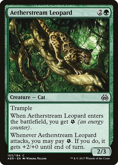 Aetherstream Leopard [Aether Revolt] | Exor Games Dartmouth