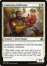 Audacious Infiltrator [Aether Revolt] | Exor Games Dartmouth