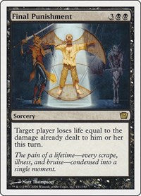 Final Punishment [Ninth Edition] | Exor Games Dartmouth