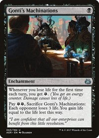 Gonti's Machinations [Aether Revolt] | Exor Games Dartmouth