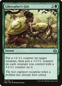 Lifecrafter's Gift [Aether Revolt] | Exor Games Dartmouth