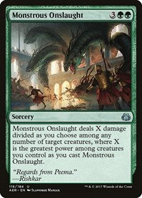 Monstrous Onslaught [Aether Revolt] | Exor Games Dartmouth