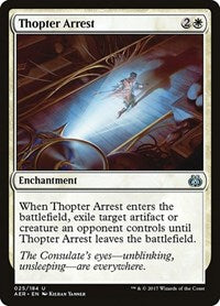 Thopter Arrest [Aether Revolt] | Exor Games Dartmouth