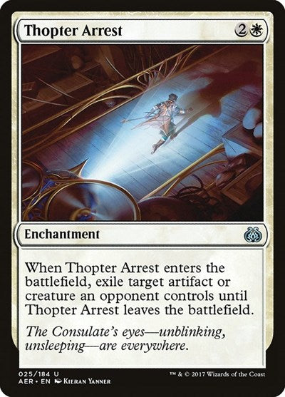 Thopter Arrest [Aether Revolt] | Exor Games Dartmouth