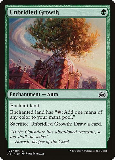 Unbridled Growth [Aether Revolt] | Exor Games Dartmouth