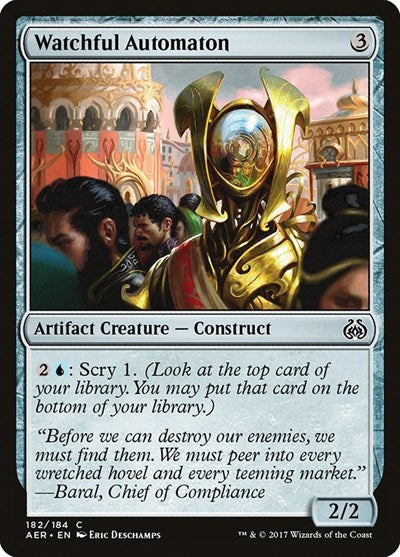 Watchful Automaton [Aether Revolt] | Exor Games Dartmouth