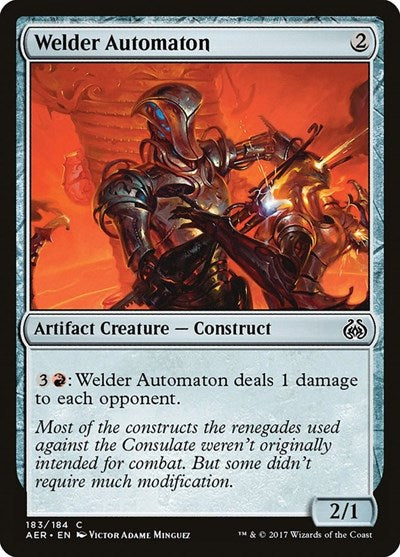 Welder Automaton [Aether Revolt] | Exor Games Dartmouth