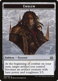 Tezzeret the Schemer Emblem [Aether Revolt Tokens] | Exor Games Dartmouth