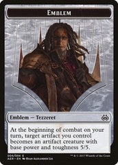 Tezzeret the Schemer Emblem [Aether Revolt Tokens] | Exor Games Dartmouth