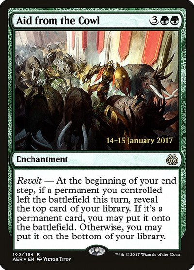 Aid from the Cowl [Aether Revolt Promos] | Exor Games Dartmouth